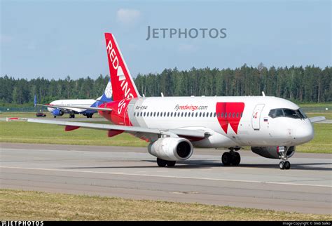 Ra Sukhoi Superjet B Red Wings Gleb Salko Jetphotos