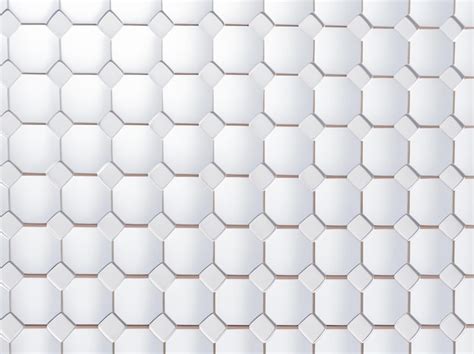 Premium Photo Futuristic Elegance 3D Honeycomb Mosaic On White Background