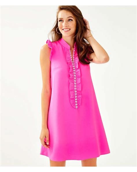 Lilly Pulitzer Adalee Shift Dress In Pink Lyst