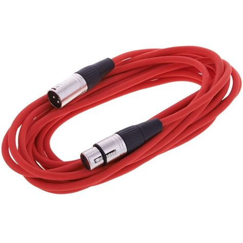 Cablu Microfon Sau DMX SSSNAKE XLR Mama XLR Tata 6m Rosu EMAG Ro