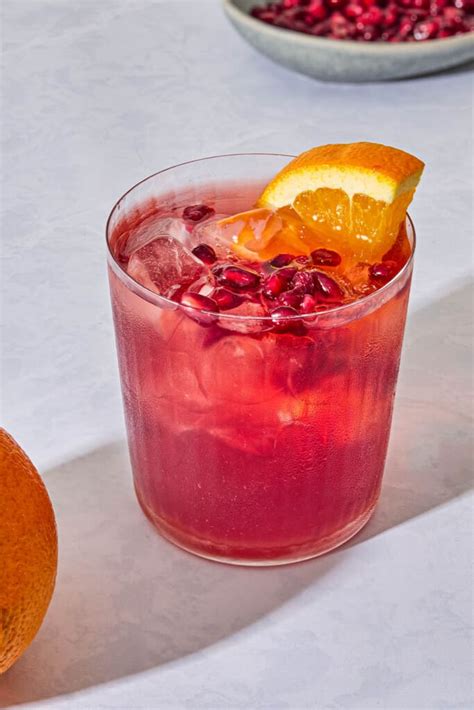 Pomegranate Fizz Mocktail The Mediterranean Dish