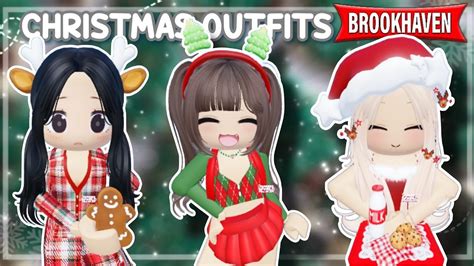 CHRISTMAS OUTFITS FOR BROOKHAVEN RP YouTube