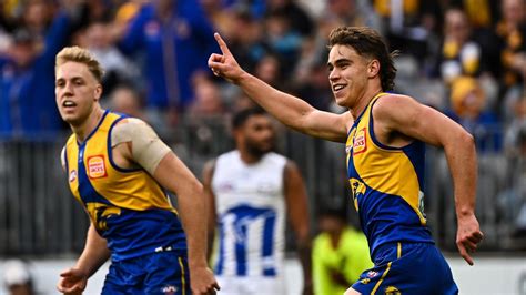 Afl News West Coast Eagles Defeat North Melbourne Snap 127 Day Losing