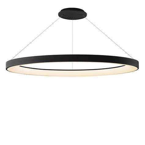 Pendul LED Mantra Niseko II 66W Negru Dimabil Telecomanda