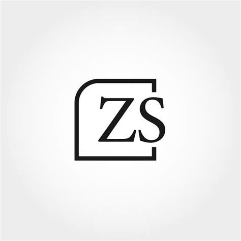 Initial Letter Zs Logo Template Design S Logo Design Logo Design