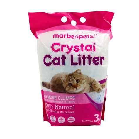 Arena Sanitaria Crystal Cat Litter Fauna Salud