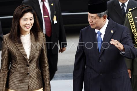 Yingluck Shinawatra Visit Antara Foto