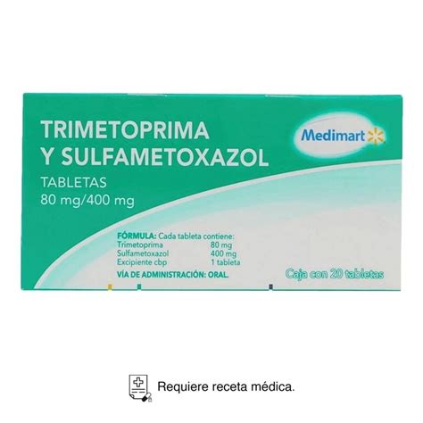 Trimetoprima Sulfametoxazol Medimart Mg Mg Tabletas Walmart