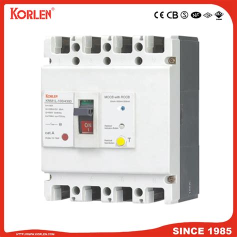 Cm Series P N Moulded Case Circuit Breaker With Rccb Mccb Moulded