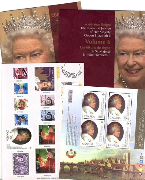 Canada Queen Elizabeth Diamond Jubilee Keepsake Folder Collection