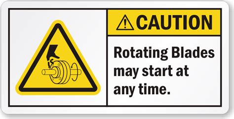 Caution Machine Safety Labels