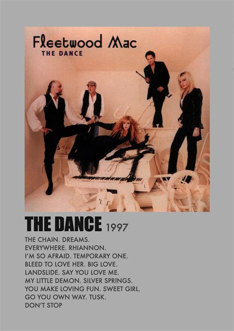 Minimalist Music Album Polaroid for The Dance by Fleetwood Mac 1997 ...