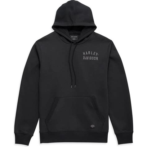 Harley Davidson Men s Staple Hoodie Black Beauty Fiyatı