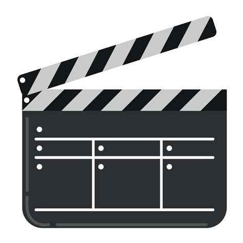 Movie Clapperboard Icon 16754950 Vector Art At Vecteezy