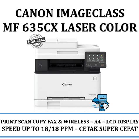 Jual Canon Imageclass Mf Cx Multi Function Color Laser Printer