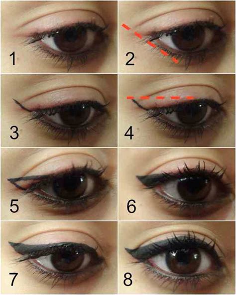 Winged Eyeliner Tutorial The More You Practice The Better You Get