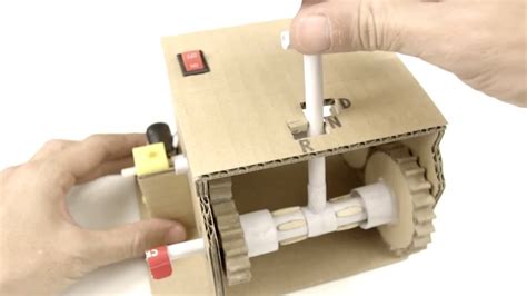 How To Make Reverse Gearbox Diy Cardboard Youtube