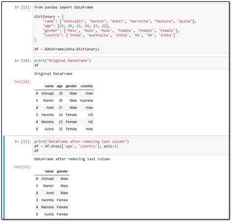 How To Delete Column From Pandas Dataframe