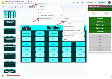 Jeopardy Game Maker Online | Free Google Slides Template - smoothslides.com