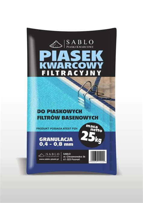 Piasek Kwarcowy Do Pompy Basenowej Piaskowej 500kg Piasek Filtracyjny