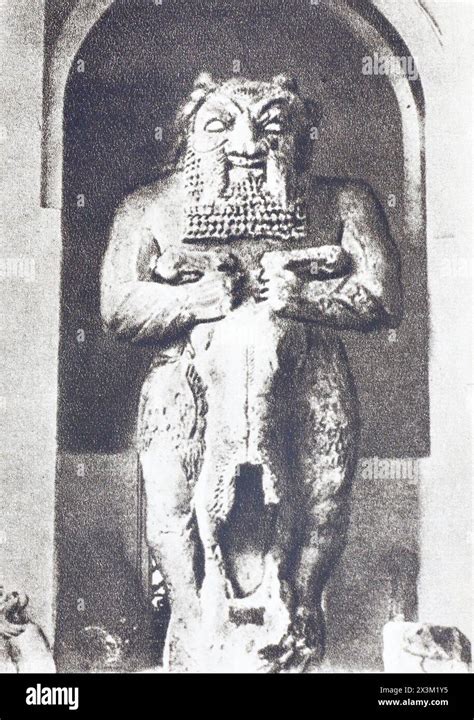 Statue of God Moloch. Statue from the first half of the 1st millennium ...