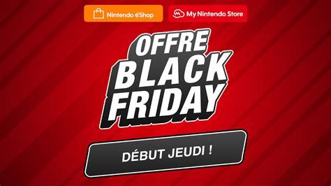 Nintendo Switch Découvrez toutes les offres Black Friday Nintendo