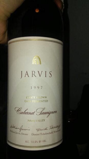 1997 Jarvis California Winery Cabernet Sauvignon Usa California