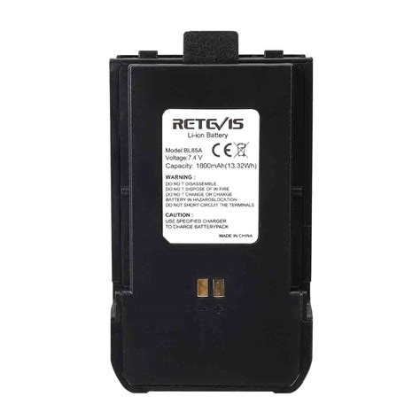 1800mAh 7 4V Original Rechargeable Li Ion Battery For Retevis RA685