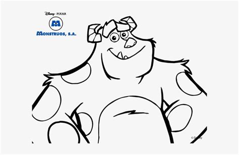 Drawing Monsters Inc Sulley Monster Inc Coloring Pages Png Image