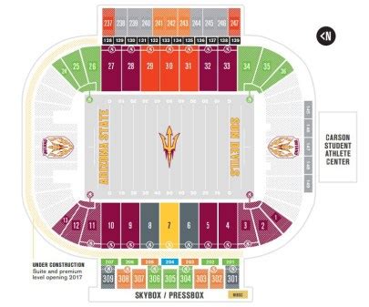 Arizona State University Stadium Seating Chart - Stadium Seating Chart