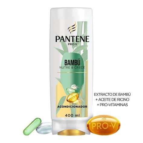 Acondicionador Pantene Pro V Bambú Nutre Y Crece 400 Ml Walmart