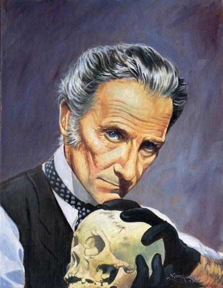 Vintage Geek Culture — Don Marquez’s Peter Cushing as Dr. Frankenstein