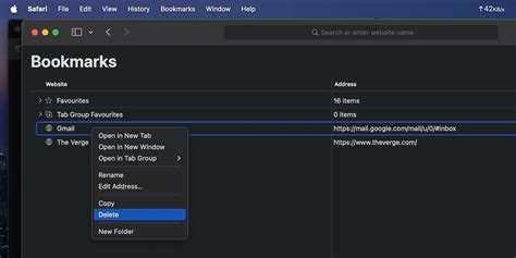 How To Delete Browser Bookmarks On Your Mac