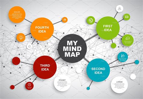 Mindmap Vector Template A Presentation Template By Orson Mind Map