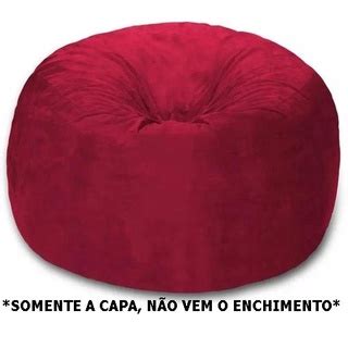 Capa Puff Gigante Sem Enchimento 100x20 Pufe Suede Shopee Brasil