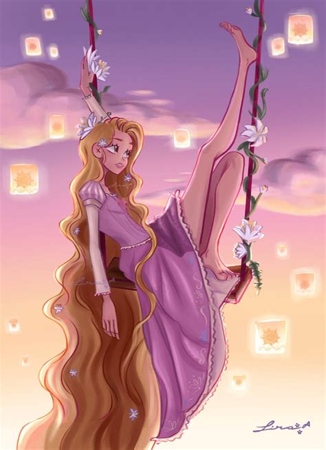 Rapunzels Tangled Adventure On Twitter Rt Liraart Fanart Rapunzel Rapunzelhair