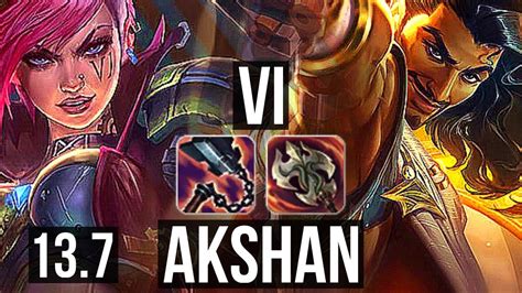 VI Vs AKSHAN MID 2 8M Mastery 1600 Games 1 2 12 KR Diamond