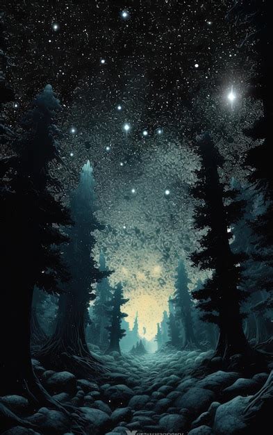 premium photo  dark void   universe harmony