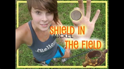 Metal Detecting A Field 1867 Shield Nickel Relic Recoverist Youtube