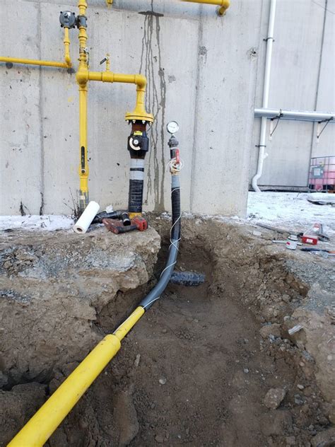 Underground Gas Pipe Installation Fusion Certified Technician Toronto