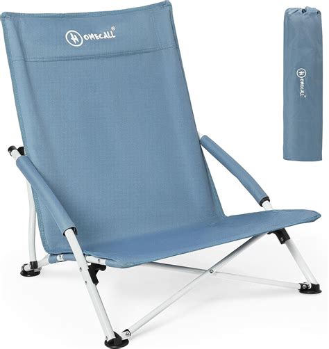 Amazon De Homecall Klappbarer Strandstuhl Blau