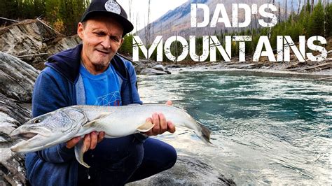 Huge Albertas Bull Trout First Fly Fishing Of My Dad Youtube