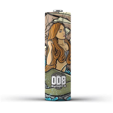 Odb Mermaid 21700 Battery Wraps Pack Of 4 18650 Battery Store