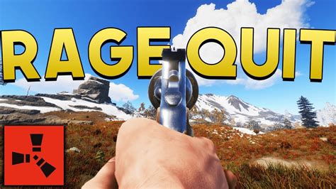 Rage Quit Rust Solo Survival Youtube