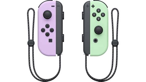 Joy Con™ Lr Pastel Purple Pastel Green Nintendo Official Site