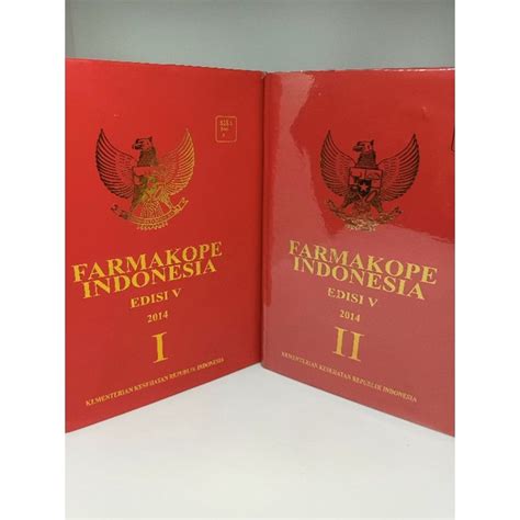 Jual ORIGINAL Farmakope Indonesia Edisi V 2014 Jilid 1 Jilid 2