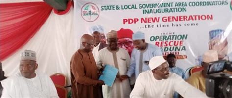 Kaduna Pdp Inaugurates Presidential Campaign Council