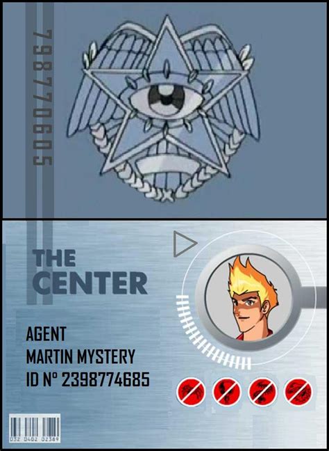 Martin Mystery Carnet Identification The Center By Ricardoplateadorrll