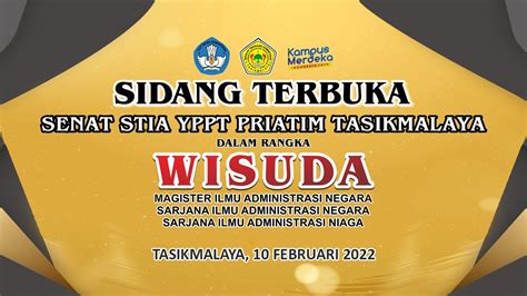 Live Streaming Wisuda Stia Yppt Priatim Tasikmalaya Tahun Youtube