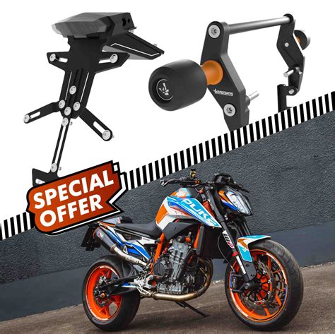 BUNDLE Thunder Sticker Kit Crash Bobbins Tail Tidy For KTM Duke